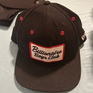 Billionaire Boys Club Black and Red Logo Cap